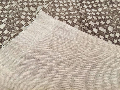 Handwoven Bogolan Mud Cloth from Mali, Cotton, Tribal Design