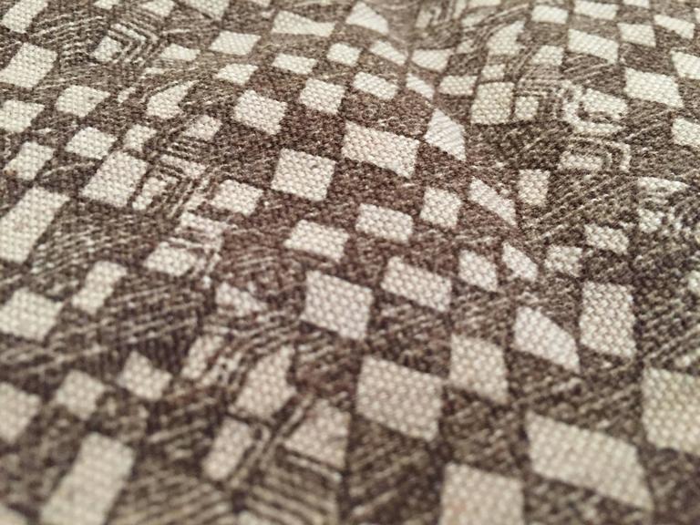 Handwoven Bogolan Mud Cloth from Mali, Cotton, Tribal Design