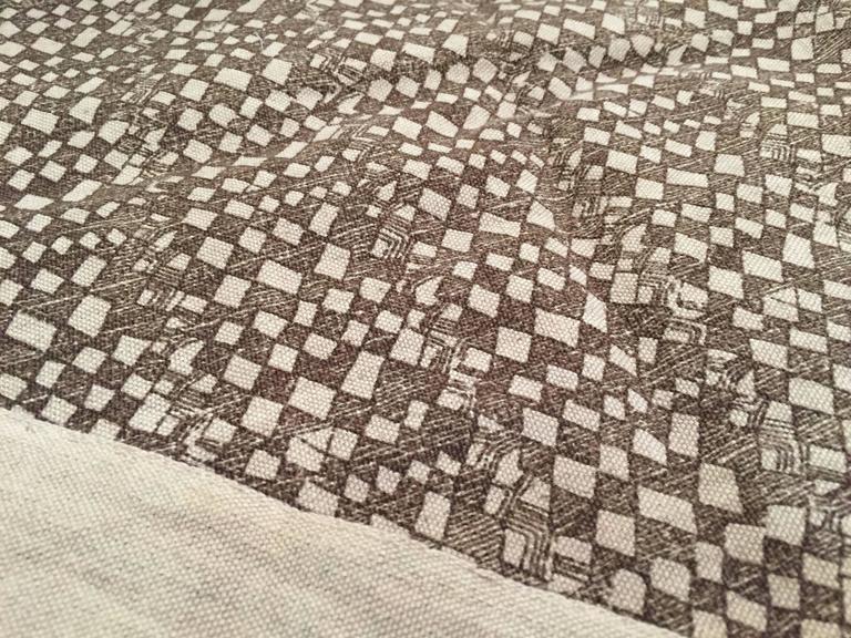 Handwoven Bogolan Mud Cloth from Mali, Cotton, Tribal Design