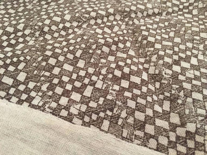 Handwoven Bogolan Mud Cloth from Mali, Cotton, Tribal Design
