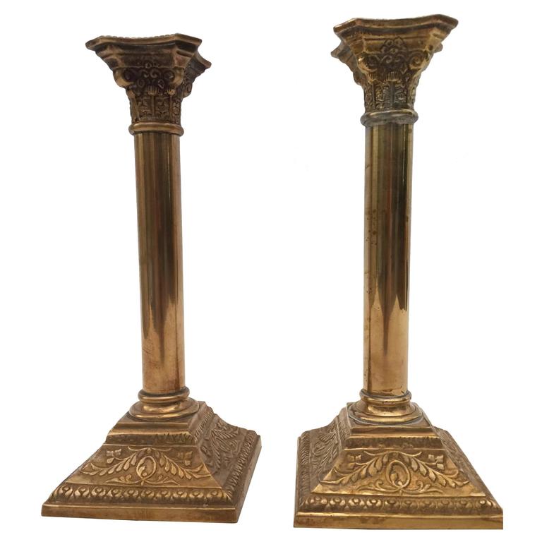 Pair of Brass Candlesticks