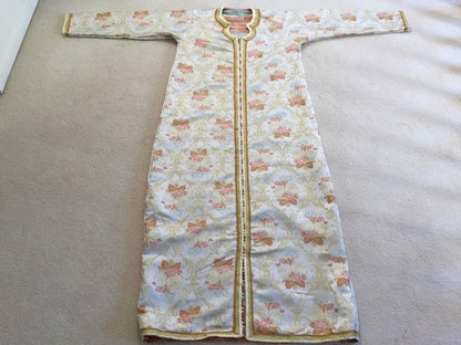 Moroccan Kaftan in Lame Brocade Fabric Size L to XL