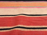 Moroccan Vintage Flat-Weave Stripe Rug