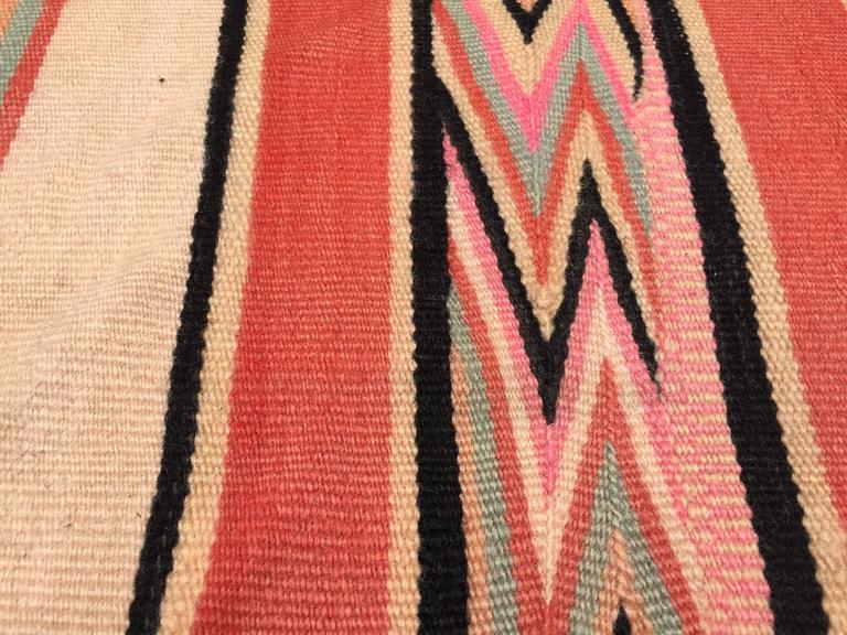 Vintage Moroccan Berber Striped Wool Kilim Rug, 5'4" x 11'6"