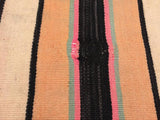 Moroccan Vintage Flat-Weave Stripe Rug