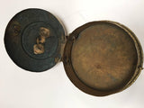 Decorative Large Round Anglo-Indian Brass Box Tea Caddy