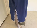 Blue Moroccan Bohemian Caftan Size M