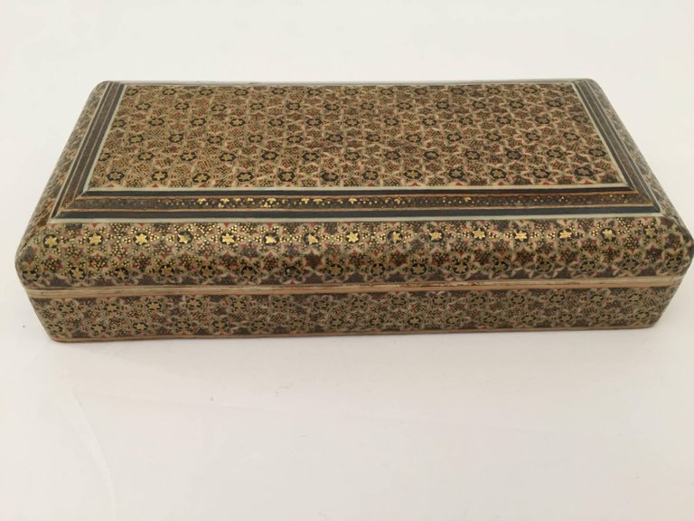 Persian Khatam Micro Mosaic Jewelry Box