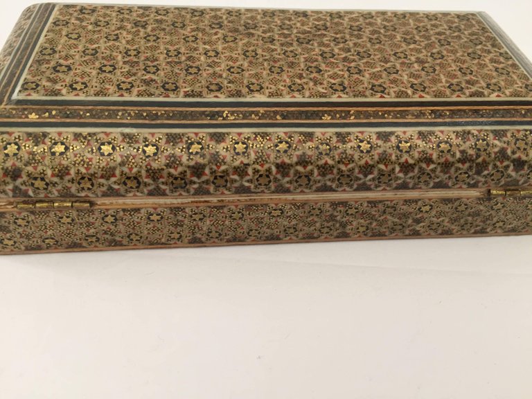 Persian Khatam Micro Mosaic Jewelry Box