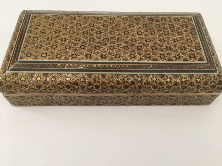 Persian Khatam Micro Mosaic Jewelry Box