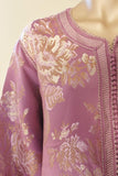 Moroccan Purple Brocade Caftan Gown Maxi Dress Kaftan Size M