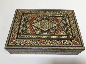 Middle Eastern Syrian Inlay Jewelry Box