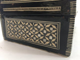 Handcrafted Middle Eastern Syrian Mother-of-Pearl Jewelry Box