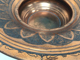 Copper Middle Eastern Turkish Ewer and Basin