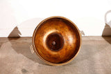 Moroccan Antique Bronze cover with brass etched decor