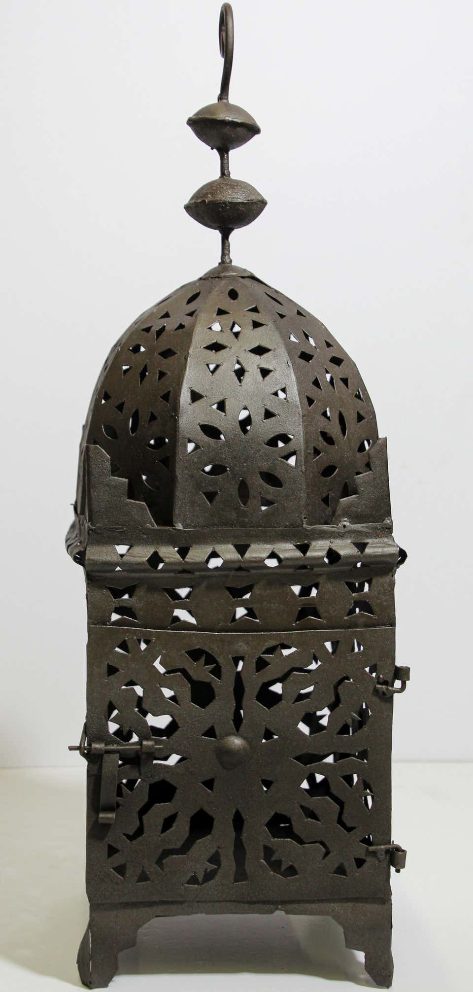Moroccan Outdoor Metal Candle Kasbah Lantern E mosaik