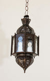 Moorish Clear Glass Lantern, Octagonal Shape