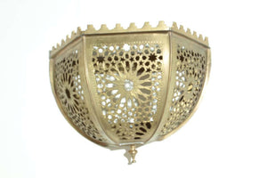 Brass Moroccan Art Wall Sconce Shade