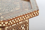 Syrian Style Large Pair of Octagonal Pedestal Tables