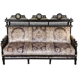 Middle Eastern Syrian Moorish Settee