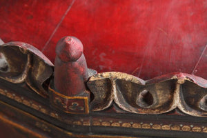 Anglo Indian Hand-Painted Teak Coffee Table