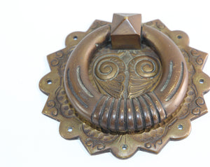 Vintage Art Deco Bronze Door Knocker Hardware