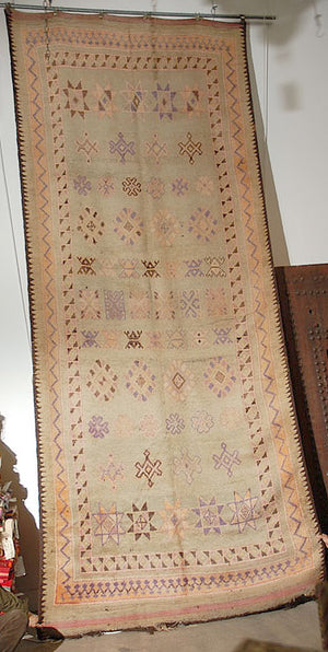 Vintage Moroccan Berber Tribal Rug, circa 1960 - 1