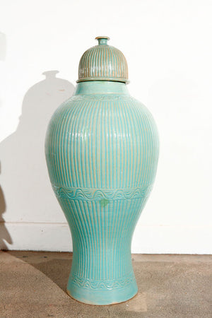 Moorish Turquoise Ceramic Vases