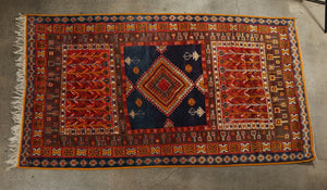 Moroccan Vintage Berber Organic Wool Rug