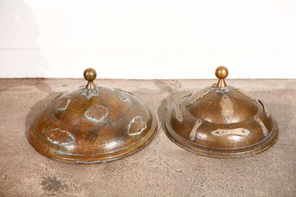 Handcrafted Moroccan Brass Vessel, Moorish Style, 19\" Diameter