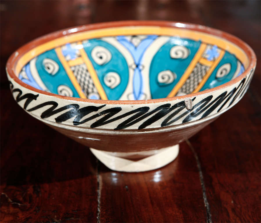 Moroccan Meknes Ceramic Bowl