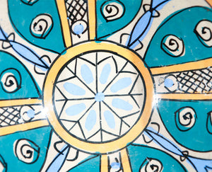 Moroccan Meknes Ceramic Bowl