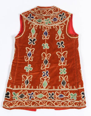 Bright Hippie Chic Turkish Red Vest