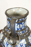 Moroccan Ceramic Antique Vase from Fez