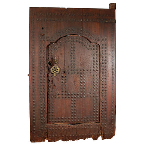 Massive Antique Moroccan Ryad Studded Door