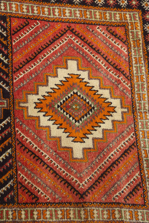 Vintage Moroccan Berber Wool Rug