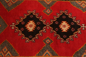 Vintage Moroccan Berber Ethnic Rug