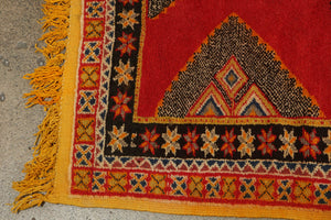 Vintage Moroccan Berber Ethnic Rug