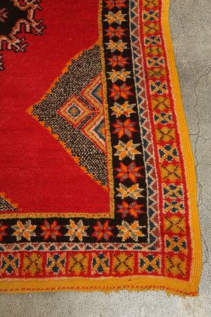 Vintage Moroccan Berber Ethnic Rug