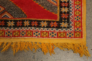 Vintage Moroccan Berber Ethnic Rug