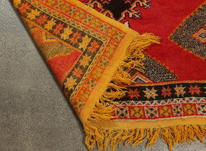 Vintage Moroccan Berber Ethnic Rug