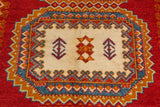 1960s Vintage Moroccan Orange Berber Rug