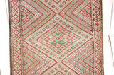 Vintage Zaiane Moroccan Tribal Runner Rug, circa 1960