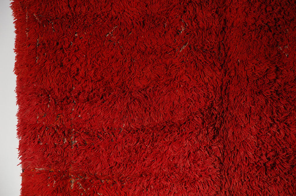 Moroccan Vintage Mid-Century African Tribal Rug, circa 1960s