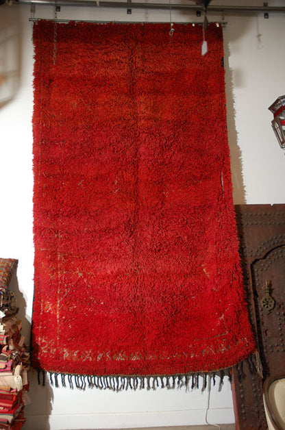 Moroccan Vintage Mid-Century African Tribal Rug, circa 1960s