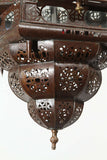 Moroccan Glass Pendant Handcrafted
