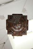 Moroccan Glass Pendant Handcrafted