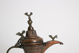 19th c Antique Middle Eastern Dallah Turkish Ottoman Bronze Copper Coffee Pot