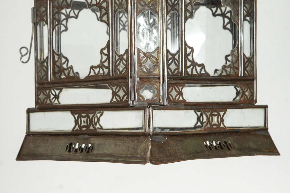Moroccan Moorish Hanging Glass Lantern