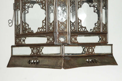 Moroccan Moorish Hanging Glass Lantern
